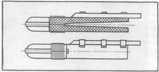 Боевая ракета конструкции Л. Д. Засядко диаметром 100 мм , длиной 710 мм 