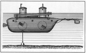 Подводная лодка-ракетоносец конструкции К. А. Шильдера