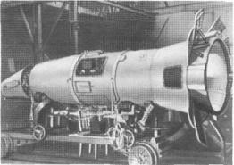 Отделяемая головная часть ракеты Р-5А на комплексных испытаниях