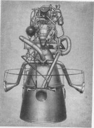 Двигатель РД-119 второй ступени ракеты-носителя «Космос» тягой 11 тс с системой рулевого управления на кислородно-диметилгидразиновом топливе; давление в камере сгорания 80 кгс/см2, удельный импульс 352 с. Разработан в ГДЛ-ОКБ в 1958—1962 гг.