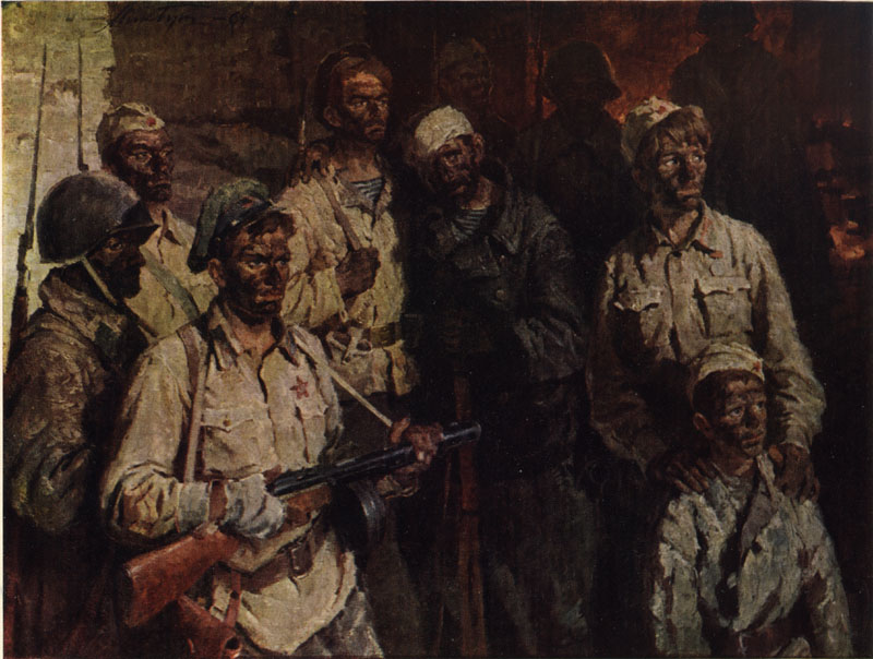 Н.Я. БУТ. Солдаты подземного гарнизона. (1967)